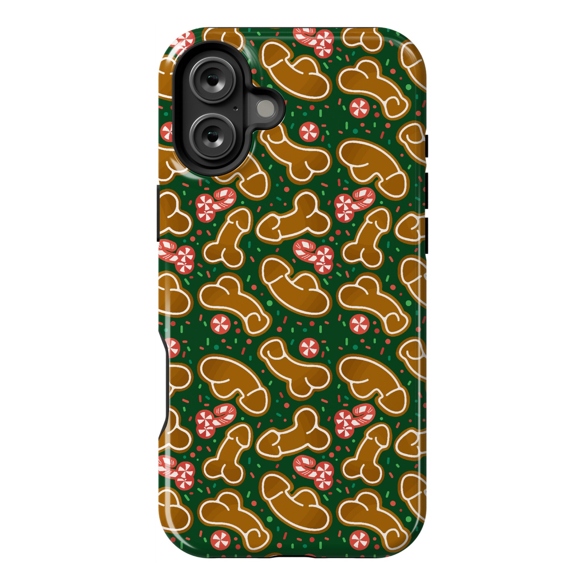 Gingerbread and Candy Cane Penises  Phone Case